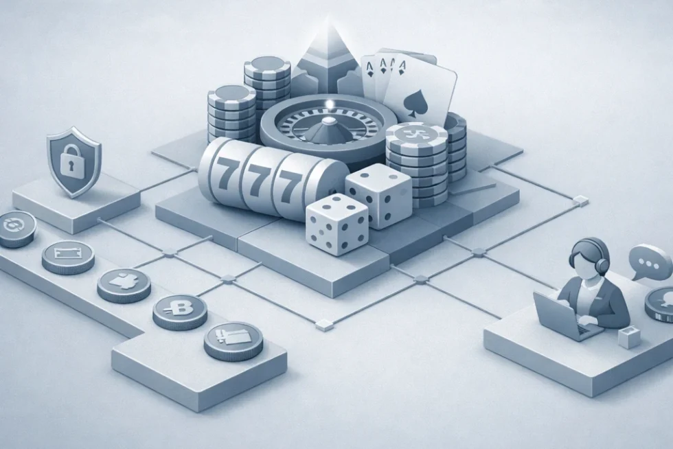 Compare Rollchain casino by its games, deposits and support options